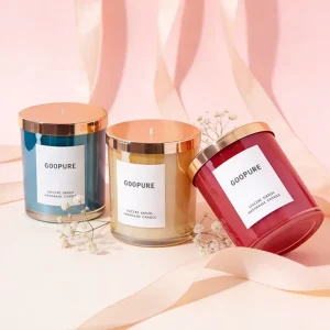 ODIS Custom Luxury Handmade Soy Wax Candles Aromatherapy Scents Glass Jar Metal Lid Thanksgiving Christmas Home Decor