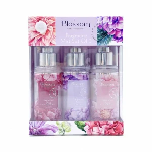 OEM 3pcs 100ml Lady Beauty Perfume Fragrance Shimmer Body Mist Customize Scent Splash Women Body Spray Perfumes