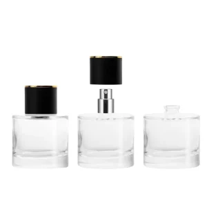 OEM Custom Men’s Parfum De Luxe Botol Magnet Spray 50ml 30ml Round Rectangular Bottle Men Perfume Glass Bottle With Box