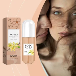 OEM Hair & Body Vanilla Perfume Oil Mist with Long Lasting Spray