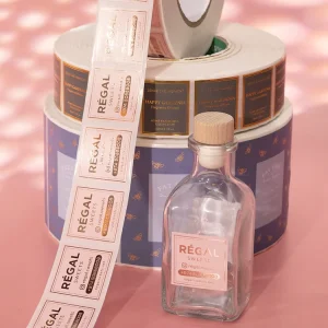OEM Manufacturer Label Printing Self-Adhesive Waterproof Label Design Luxury Custom Perfume Fragrance Label Sticker