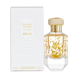OEM ODM Custom Private Label Gold Leaf Perfume Women Perfume with Dazzling Bottle Eau De Parfum