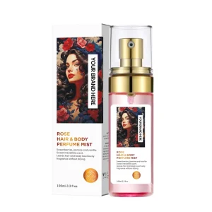 OEM ODM Private Label Rose Hair and Body Perfume Mist Women’s Perfume Customized Private Label Women Hair Perfume