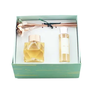 OEM ODM Scented Solar Flower Reed Diffuser Big Glass Bottle Home Fragrance Essential Oil Gift Set Customisable Gift