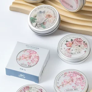 OEM ODM Solid Perfume Balm Long Lasting Fragrances Romantic Balsam Solid Perfume Balm for Men Women