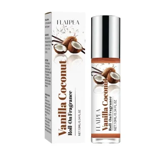 OEM Perfume Oil Natural Scents 10ml Portable Vanilla Coconut Long Lasting Fragrance Roll On Women’s Perfume Essential Oil