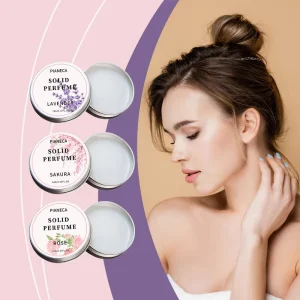 OEM Private Label Price Solid Perfume Balm Compact Body Fragrance Cream Mini Organic Natural Solid Perfume