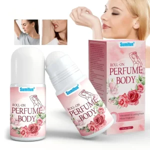 OEM Roll-On Perfume Body Spray Herb-Based Deodorant Long-Lasting 24H Fresh Non-Alcoholic No Stain Aluminum-Free Rose