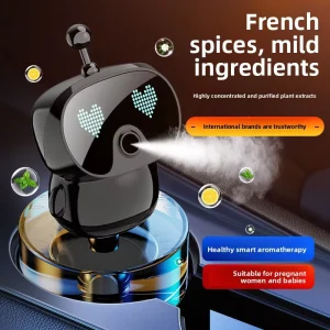 Odor Removal and High End Fragrance Decor Smart Glass Car Aromatherapy Perfume Spray