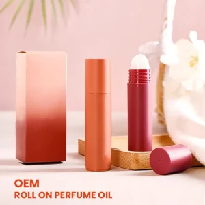 Oem Body Oil Perfume Roll-On for Women Private Label Travel Size 15ml Roll-On Oil Perfume Mini Pocket Perfume Oil