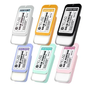 Oem Odm Custom Logo Travel Size Natural Fragrance Perfume Gift Set Pocket Portable Solid Cologne Perfume Women