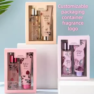 Oem Odm Private Label Luxurious Victoria Perfume and Body Lotion Set Lasting Body Mist Stylish Perfume Gift Set