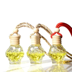 Oil Aroma Perfume Pendant Flavoring Fragrance Oil 8ml 10ml Liquid Fragrance Glass Bottle Wood Car Air Freshener