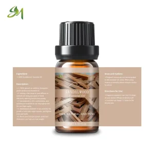 Organic Aroma Diffuser Perfume Oil 100% Pure Natural Sandalwood Essential Oil From China