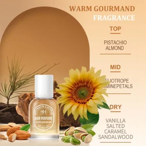 Organic Coconut Oil Hair Shimmer Perfume Spray Heat Protection Body Fragrance Mist