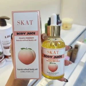 Organic Shiny Moisturizing Nourishing Shimmery Glow Mist Body Oil Perfume with Lightening Feature