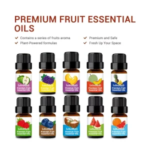 Original Essential Oils Aromatherapy Set Sweet Scent Fragrance Diffuser with Grapefruit Lemon Lavender