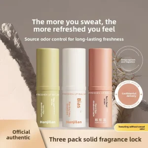 Osmanthus Gardenia Scent Unisex Body Fragrance Cream Long Lasting Deodorant Roll On Solid Underarm Perfume Balm