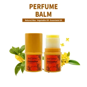 Osmanthus Solid Perfume Stick Body Fragrance Balm Long Lasting Natural Plant Oil Deodorant Women Modern