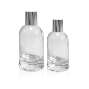 Perfume Bottle 50ml Glass Arabic Square Oil Cute Decant Bottles Niche Empty Cylinder Bottle