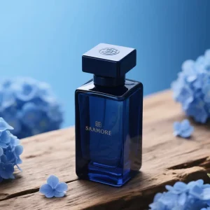 Perfume Bottle 50ml Matte Black Glass Bottle with Gold Spray Men’s Cologne Bottle for Branding Premium Perfume Container