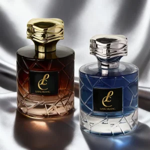 Perfume Bottle with Thick Bottom 100ml Capacity and Pump Sprayer OEM Logo Custom Color