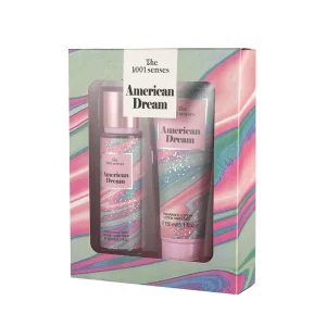 Perfume Gift Set 2pcs 150ml Body Mist 150ml Moisturizing Body Cream Cologne Body Mist for Christmas