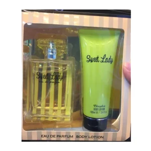 Perfume Gift Set Packing 100ml Body Lotion and Perfume Set for Lady