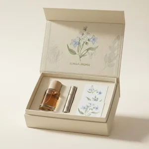 Perfume Gift Set Tester Spray Scented Cards Elegant Rigid Boxes Fragrance Kit Wedding