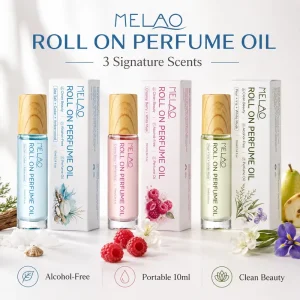 Perfume Oil Pure Natural Essential Oil Fragrance Roll on Perfume Sweet Gourmand White Musk Scented Body Oil for Daily