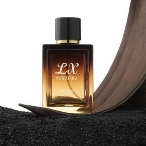 Perfume Packaging Bottle 50ml Glass Perfume Bottle Frosted Gradient Black with Sprayer Pump