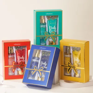 Perfume Set Fragrance Mist & Body Cream Christmas Gift Set for Luxury Body Care