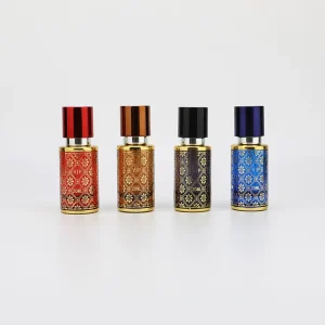 Perfume Spray Bottle with Caps Perfume Square Empty Glass New Refillable Luxury Fancy Pump Spray 20ml Glass Material
