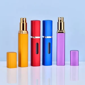 Perfume Travel Refillable Bottom Filling Fragrances Perfumes Atomizer Mini Portable Square 8ml Perfume Refill Bottles