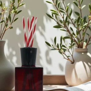 Perfumed Custom Private Label Luxury Hotel Decoration Flameless Flat Glass Bottle Gift Set Reed Diffuser