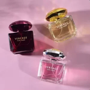 Pink Crystal Diamond Ladies Perfume Long Lasting Floral Aroma Fragrance Spray Perfume