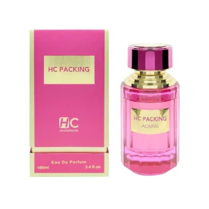 Pink Romantic Hard Folded Perfume Box for 100ml Perfume Bottle
