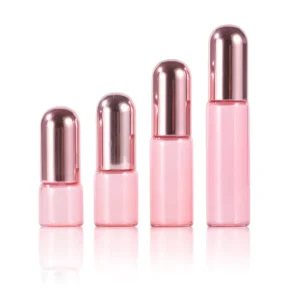 Pink Small Colorful Sealing Roll-On Perfume Massage Oil in Sustainable Glass Bottles