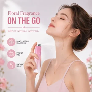 Plant Based Extract Portable Perfume Travel Size Floral Woody Ocean Scent Long Lasting Fragrance Spray for Women