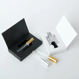 Pocket Travel Size clear 5ml Mini Empty Glass Perfume Spray Bottle Small with Packaging Box