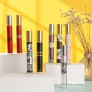 Portable 15ml Mini Perfume Roll on Glass Bottles Women’s Perfume Small Size Body Oils Fragrance Customization