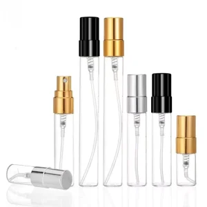 Portable 2 3 5 10ml Glass Perfume Bottle Travel Spray Mini Set