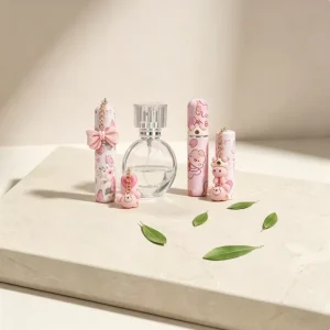 Portable 5ml Travel Size Mini Perfume Atomizer Empty Refillable Glass Spray Bottle Screw Perfume Bottle