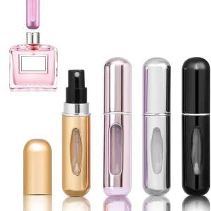Portable 8ml Aluminum Perfume Spray with Stylish and Durable Travel Design Minimum Order 100pcs