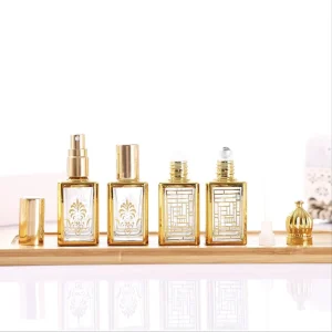Portable Luxury Glass Flat Perfume Tube Spray Atomizer 10ml Refillable Packaging Women Men’s Screen Printed Custom Logo Perfume