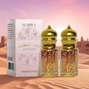 Portable Middle Eastern Attar Perfume Oil with Sweet Floral & Gourmand Notes Smooth Non Alcohol Formula Long Lasting Fragrance