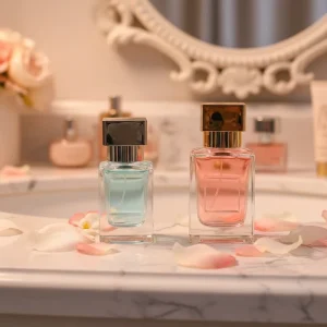 Portable Travel Refillable Perfume Bottle 30ml 50ml Empty Glass Spray Atomizer for Women Purse Essential Oil