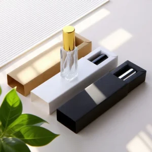 Portable Travel Samples Mini 10ml Empty Perfume Bottle Luxury Square 10ml Perfume Bottle with Box