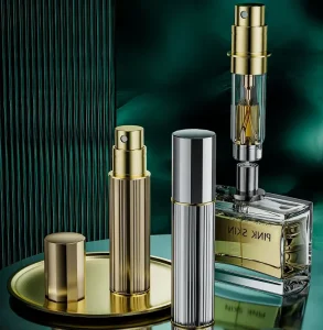 Portable Travel Size Mini 10ml 5ml Steel Metal Refillable Perfume Atomizer