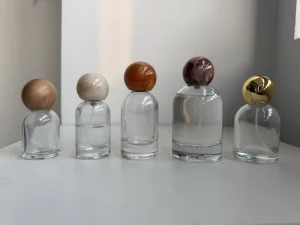 Premium 30ml 50ml Glass Perfume Atomizer Spray Bottle Leakproof Portable Travel Size Screw Thread Pump Dispenser Decal